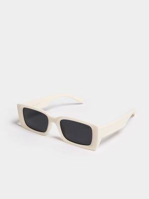 Men's Relay Jeans  Rectangular Frame Black/Milk Sunglasses