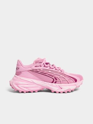 Puma Junior Spirex Mystery Garden Pink Sneaker