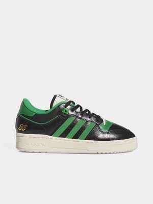 adidas Originals Men's Rivalry 86 Low Black/Green Sneaker