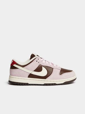 Nike Women's Dunk Low Pink/Brown Sneaker