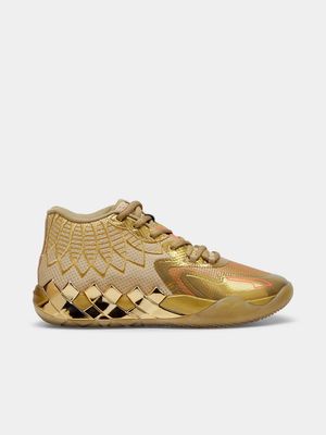 Puma Men's MB 02 Golder child Gold Sneaker