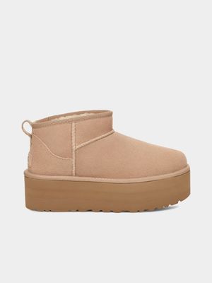 Women's UGG Sand Classic Ultra Mini Platform Boots