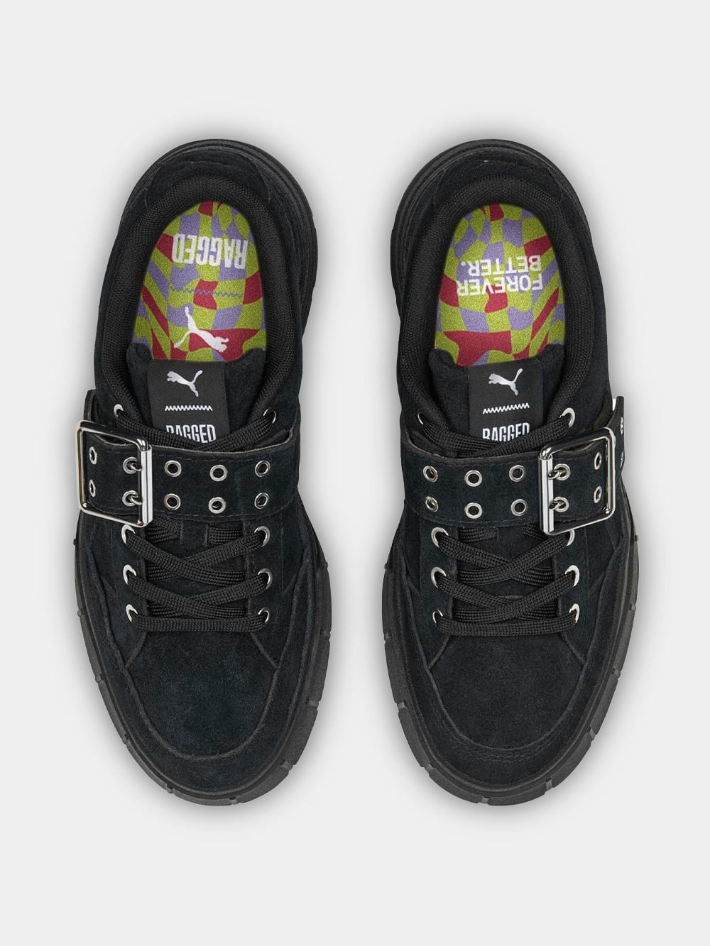 Puma Women's Mayze Stack The Ragged Priest Black Sneaker