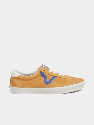 Vans Men's Suede Sport Low Honey-Yellow Sneaker