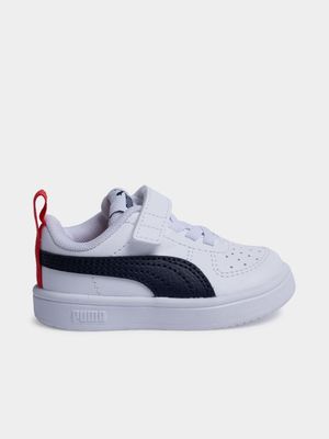 Toddlers Puma Rickie White/Navy Sneaker