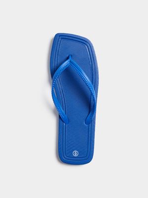 Jet Women's Cobalt Blue Square Flip Flop