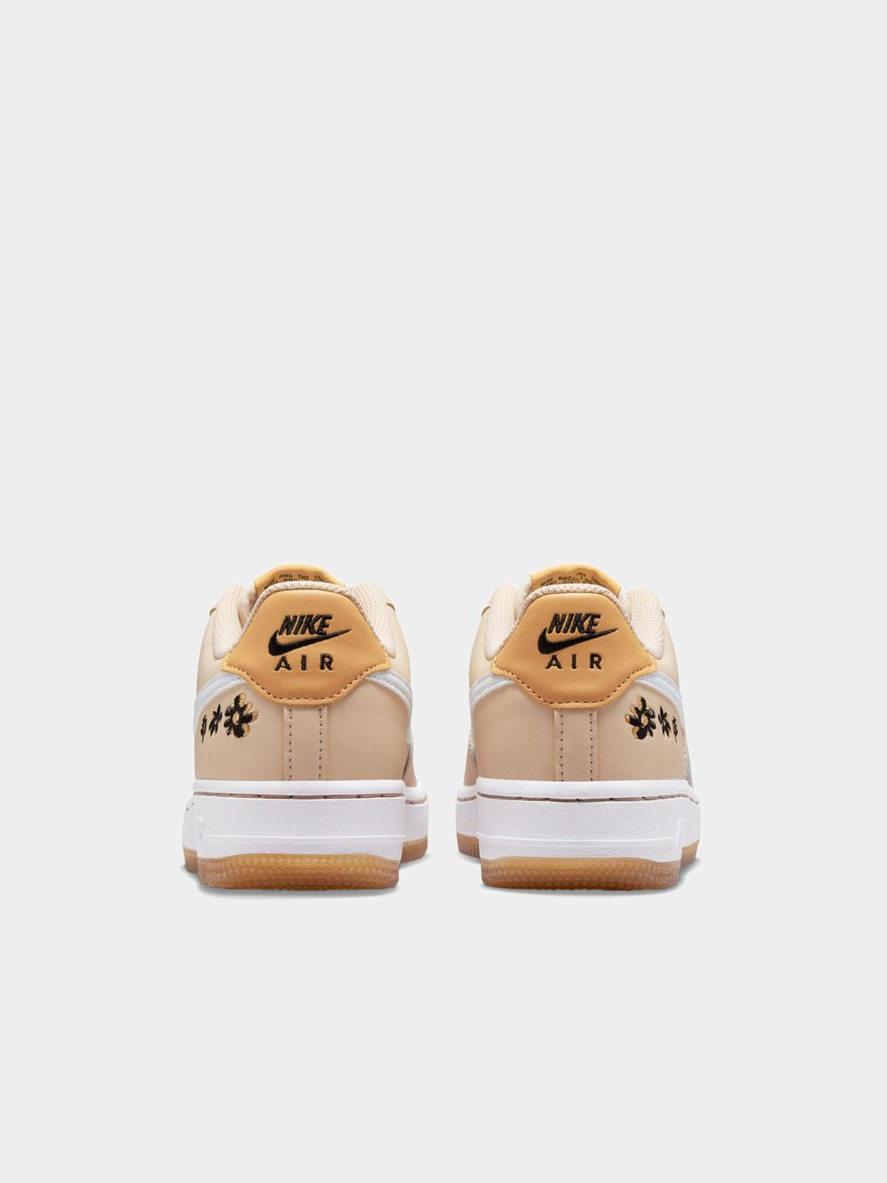 Nike Junior Air Force 1 Low Beige Sneaker Bash