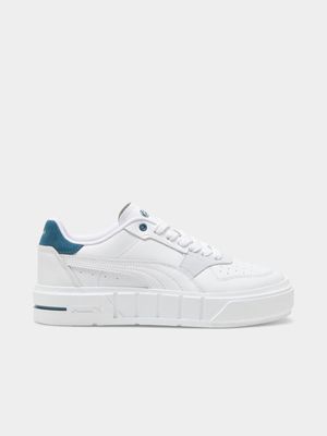 Puma Women's Cali Court Match White/Blue Sneaker