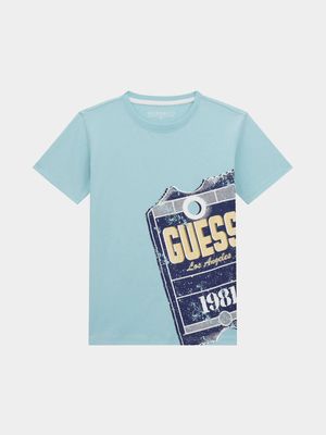 Older Boy's Guess Blue T-Shirt