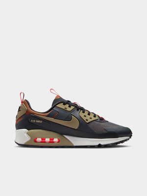 Nike Men's Air Max 90 Drift Grey/Black/Khaki Sneaker