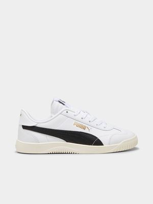 Puma Junior Club 5V5 White/Black Sneaker