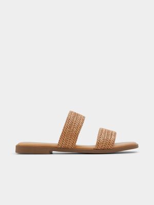 Women's Call It Spring Cognac Flat Sandals