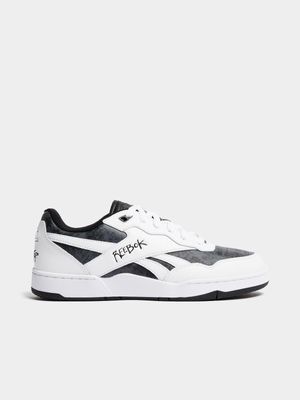 Reebok Men's BB 4000 Black/White Sneaker