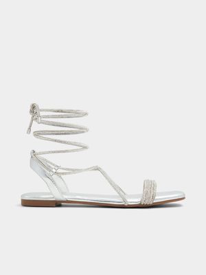 Women's Call It Spring Silver Aminaa Sandals