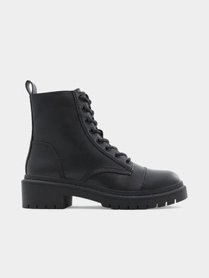 Women's ALDO Black Combat  Boots