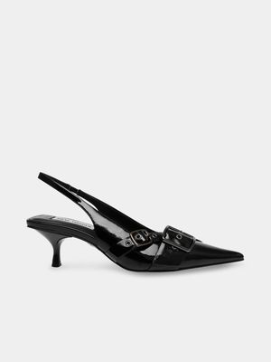 Women's Steve Madden Black Stepback Heels