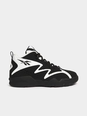 Reebok Men's Black Athletic Mid Sneaker