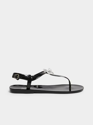 Jet Women's Black Jelly Sandals