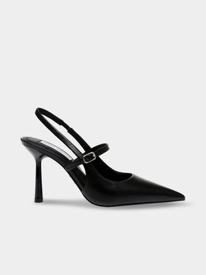 Women's  Steve Madden Black Armour Heels