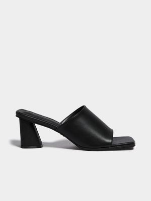 Slip In Block Heel Mules