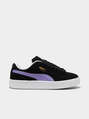 Puma Women's Suede XL Black/Lavender Sneaker