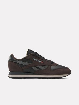 Reebok Men's Classic Leather Black/Dark-Matter/Grey Sneaker