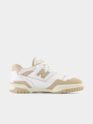 New Balance Men's 550 White/Brown Sneaker