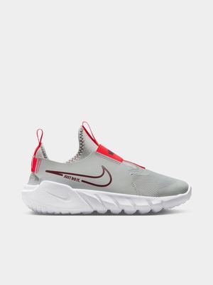 Junior Grade-School Nike Flex Runner 2 Grey/Red/White Shoes