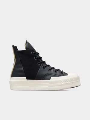 Converse Women's Chuck 70 Plus Hi Black/White Sneaker