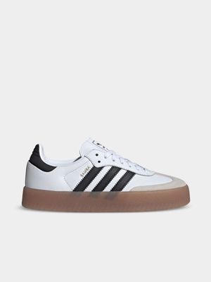 adidas Originals Women's Sambae White/Black Sneaker