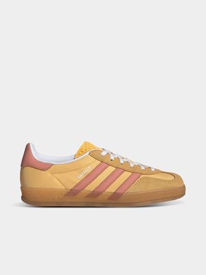 adidas Originals Women's Gazelle Yellow/Orange Sneaker