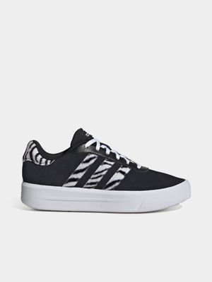 Women's adidas Court Platform Black/White Sneaker