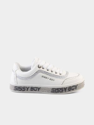 Women's Sissy Boy White Change of Pace Sneakers