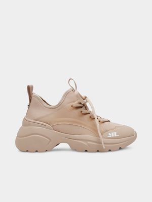 Women's Steve Madden Nude Ellipse Athletic Sneakers