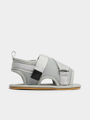 Jet Infant Boys Grey Open Caged Sandals