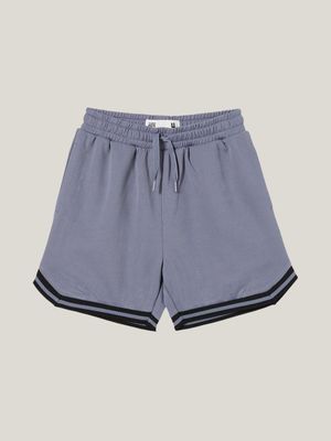 Cotton On Kids Boy Grey Braxton Basketball Shorts