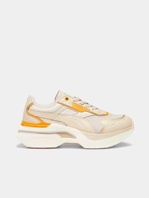 Puma Women's Kosmo Rider Tan/Orange Sneaker