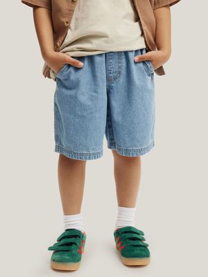 Cotton On Kids Boy Blue Eric Easy Shorts