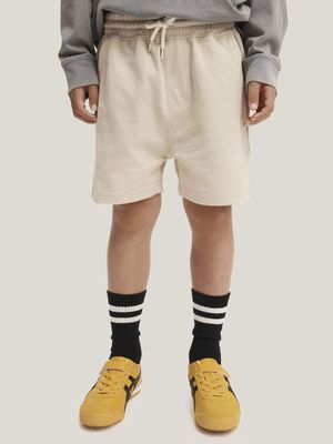 Cotton On Kids Boy Beige Henry Slouch Shorts