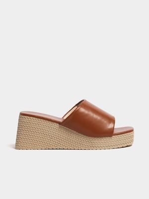 Women's Tan Platform Wedges