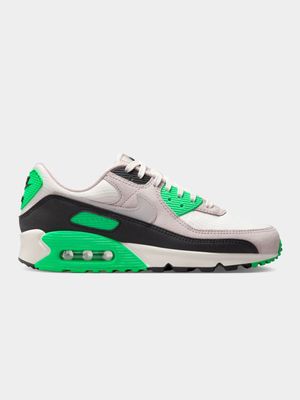 Nike Women's Air Max 90 Grey/Green Sneaker