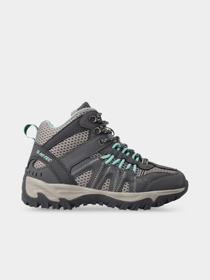 Women's Hi-Tec Santa Cruz Mid Grey/Mint Sneaker