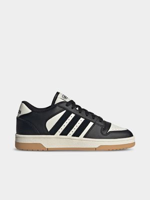 Junior Grade-School adidas Break Start Black/White/Gum Sneakers