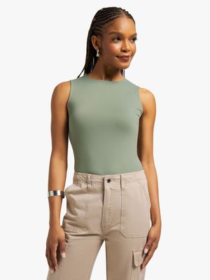 Women's Sage Green Bodysuit