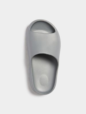 Jet Older Boys Grey Chunky Slide