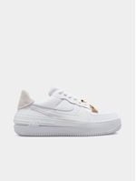 Nike Women s Air Force 1 Platform White Sneaker Bash