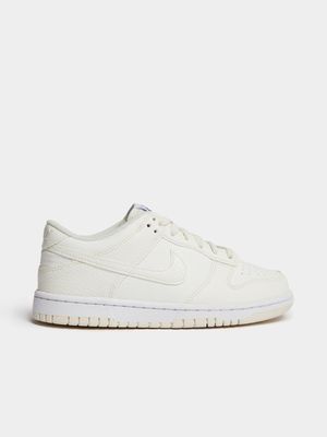 Nike Junior Dunk Low SE Sail/White Sneaker