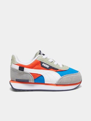 Puma Toddler Future Rider Grey/Orange Sneaker