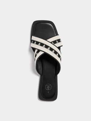 FF Cross Over Slip On Sandals