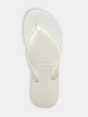 Women's Havaianas Slim White Flip Flop